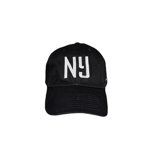 Gotham FC Nike Strapback Hat - N(J)Y Black/White - Gotham FC Shop